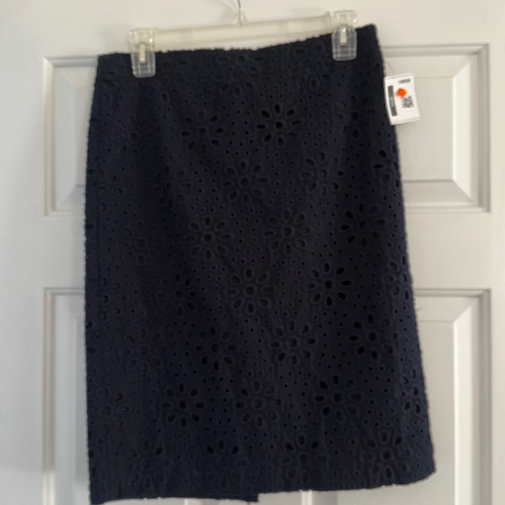 J. Crew navy pencil skirt women’s size 2